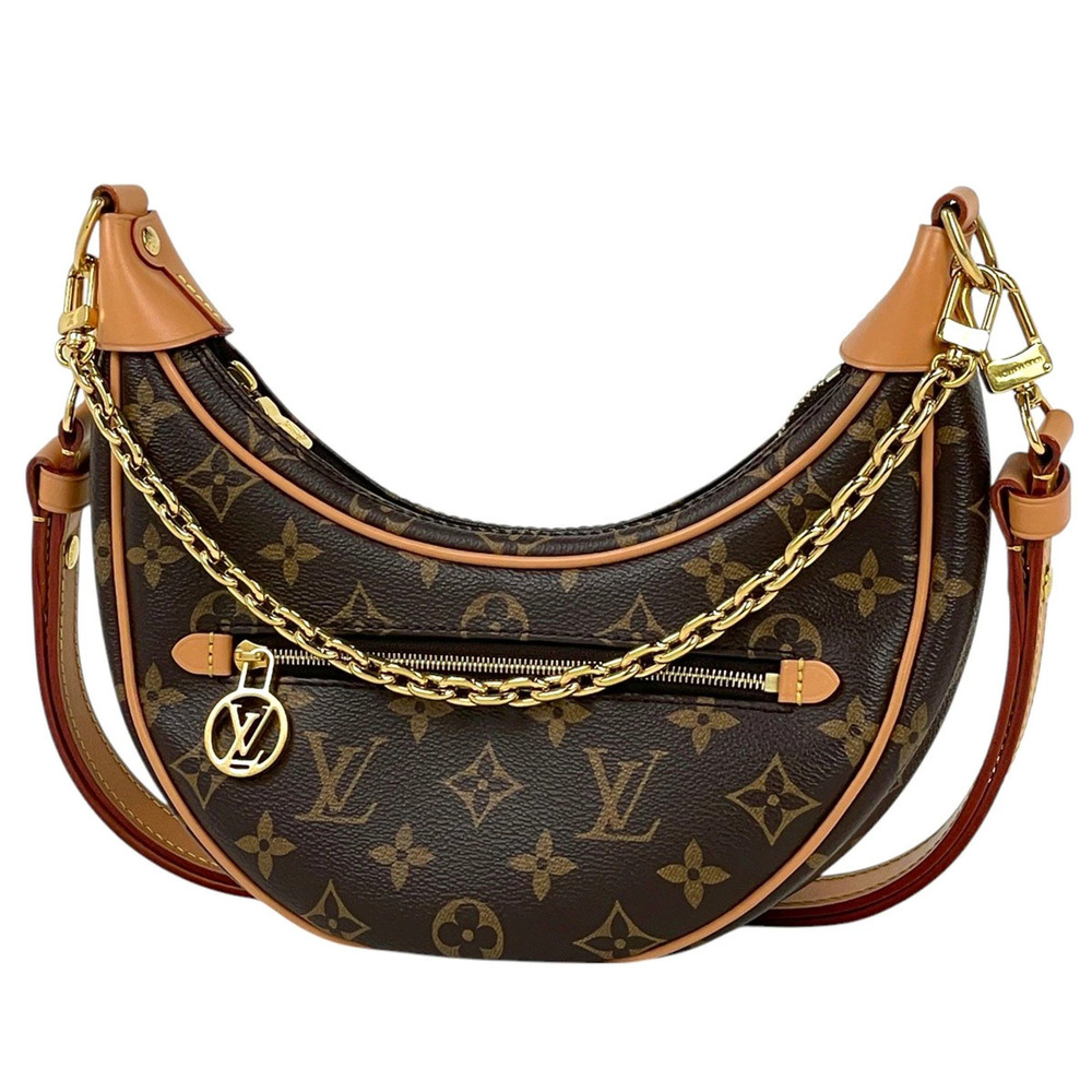 Louis Vuitton Loop Shoulder Bag Monogram Brown